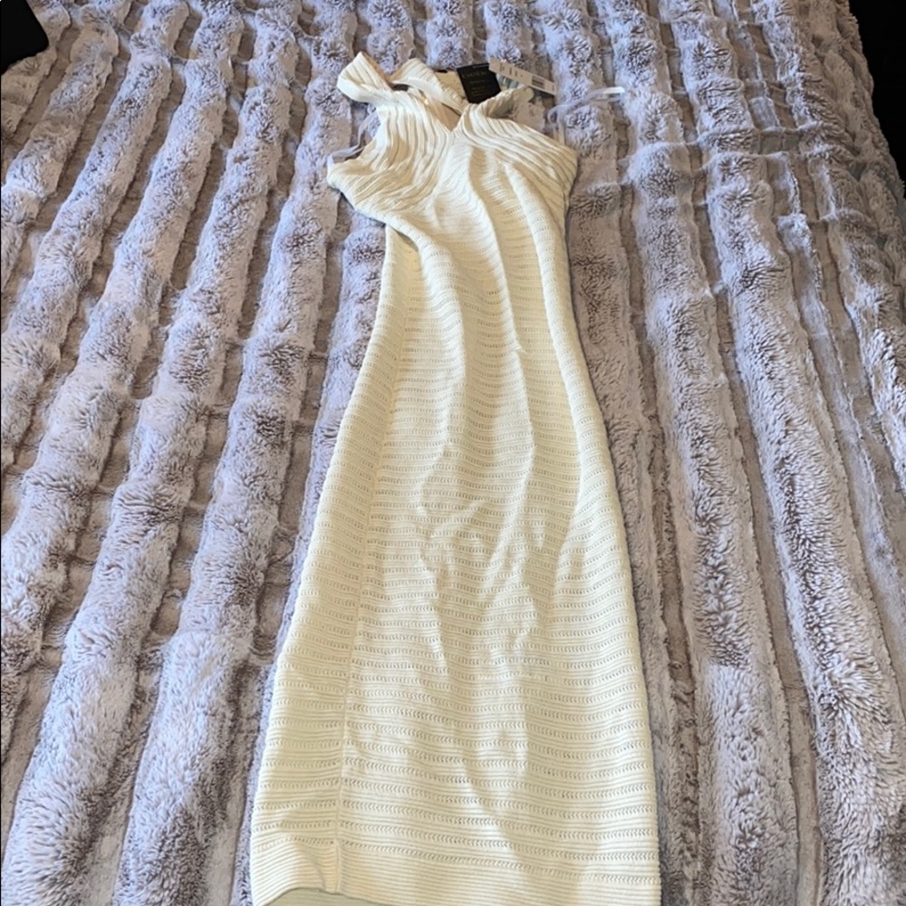 Maxi halter dress by Bebe